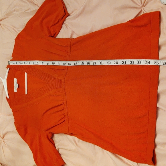 Banana Republic orange thin summer sweater - Picture 6 of 10